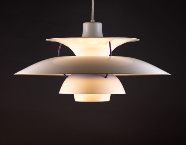 Mid Century Modern PH5 Poul Henningsen Pendant by Louis Poulsen Danish Vintage Pendant Lighting Lamp 1960s White Scandinavian original design Melbourne Brunswick Furniture importers