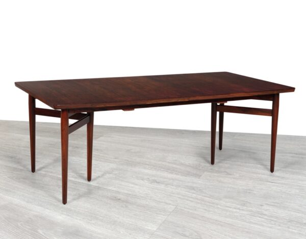 Arne Vodder Model 201 Dining Table Extension Sibast Mobler Brazilian Rosewood V Leg 300cm Mid Century Modern Danish 1960s Designer Original Scandinavian Furniture
