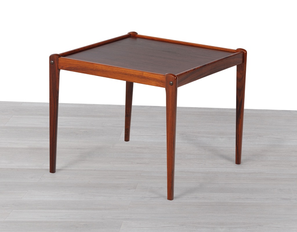Danish vintage coffee table BRDR Furbo Brazilian rosewood mid century