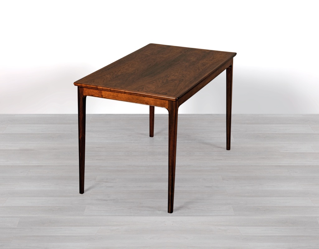 Coffee Table Danish Vintage 1960s Mid Century Modern Brazilian Rosewood Original Scandinavian Console Occasional