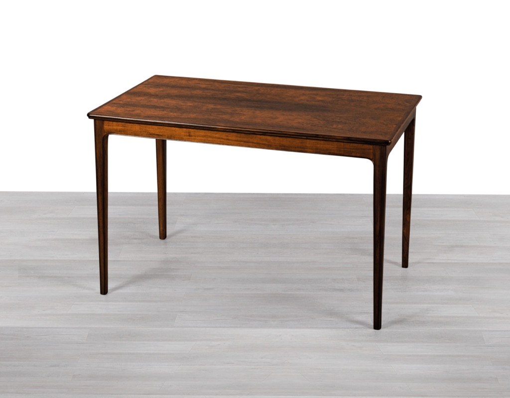 Coffee Table Danish Vintage 1960s Mid Century Modern Brazilian Rosewood Original Scandinavian Console Occasional Bench