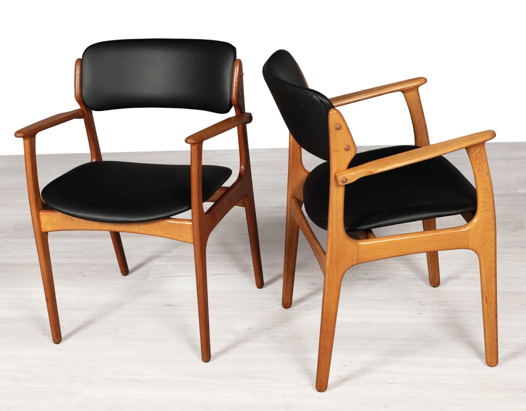 Erik Buch Model 50 Carver Dining Armchair O.D. Mobler Oddense Mobelfabrik European Oak Matches Model 49