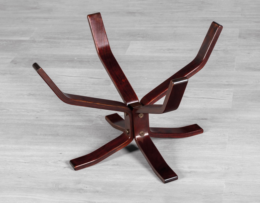 Falcon Chair Coffee Table Sigurd Ressell Vatne Mobler Danish Superstar Genega Mobler Norwegian 1970s Mid Century Modern Original Glass Top Beech Base