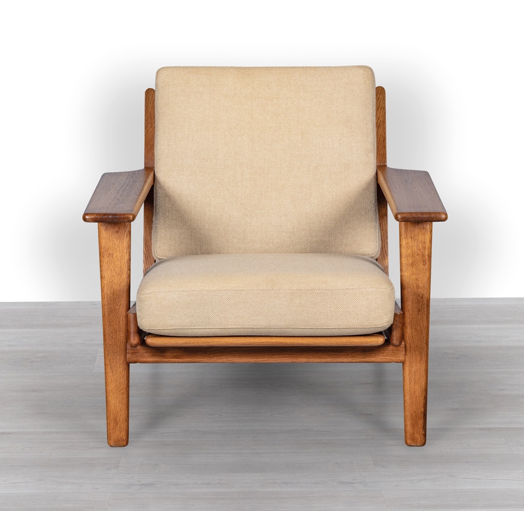 Hans J. Wegner GE290 Plank Armchair Getama Denmark European Oak