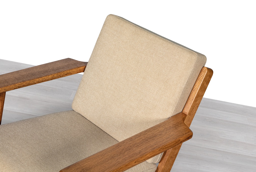 Hans J. Wegner GE290 Plank Armchair Getama Denmark European Oak