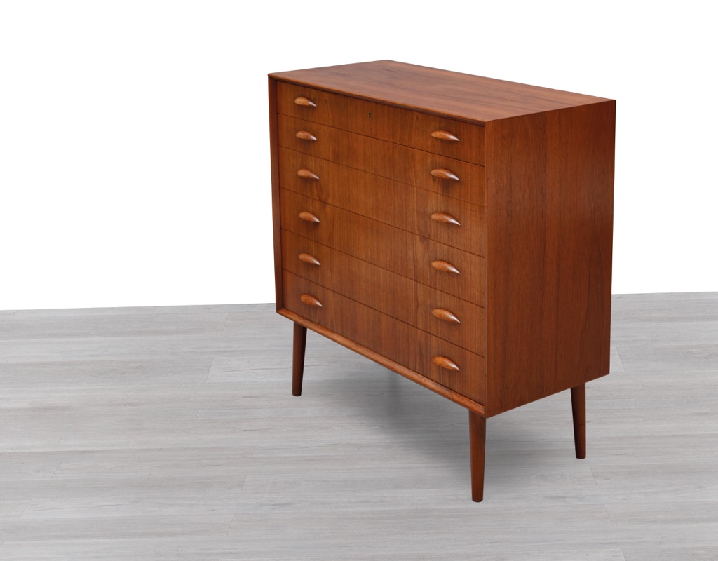 Johannes Sorth Chest of Drawers Nexo Danish 1960s Mid Century Modern Tallboy