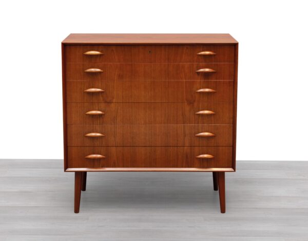 Johannes Sorth Chest of Drawers Nexo Danish 1960s Mid Century Modern Tallboy