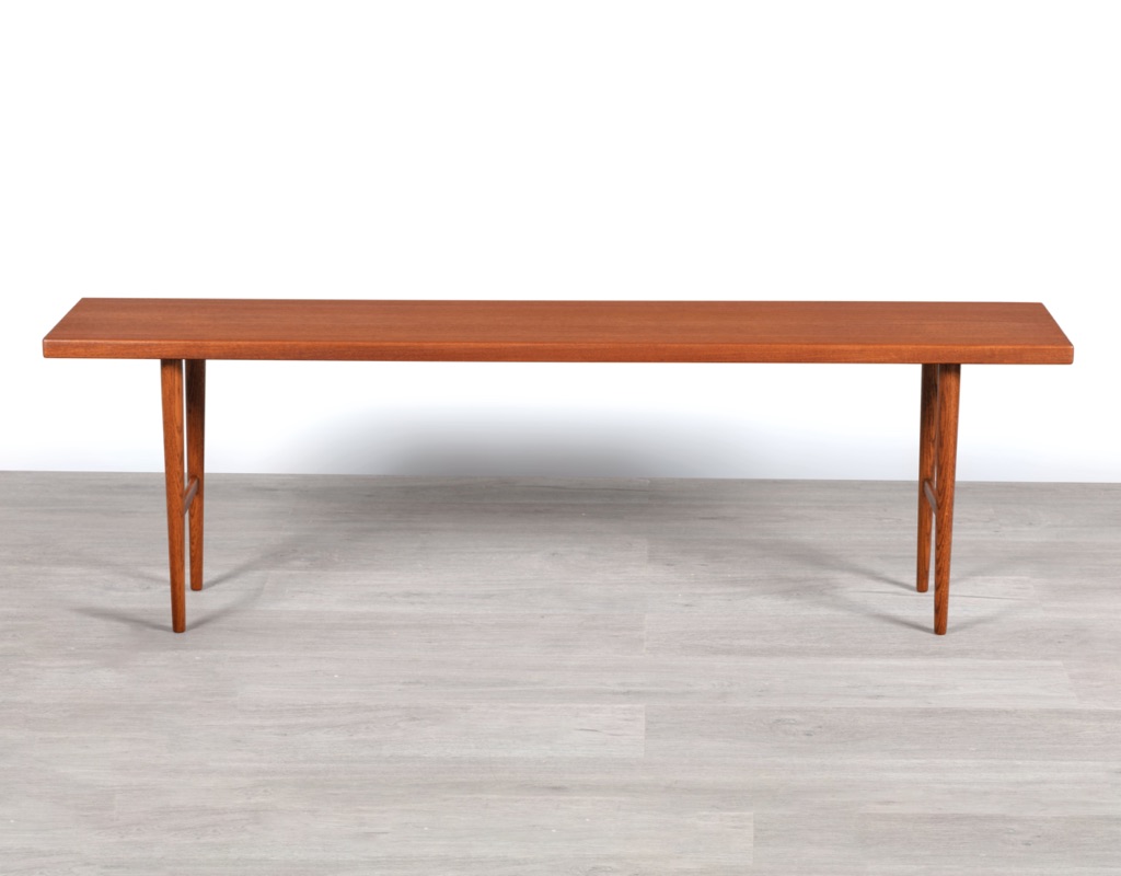 Mid century modern Kurt Ostervig Coffee Table Nesting Danish vintage 1960s Jason Mobler original imported Scandinavian furniture profile