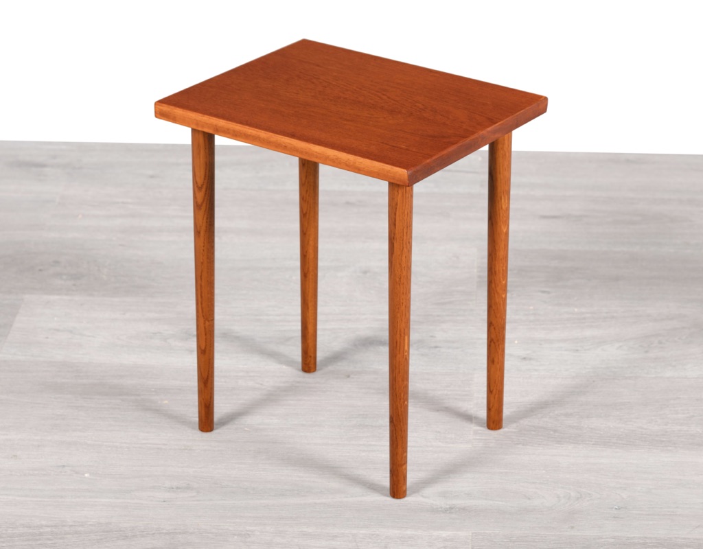 Mid century modern Kurt Ostervig Coffee Table Nesting Danish vintage 1960s Jason Mobler original imported Scandinavian furniture occasional table
