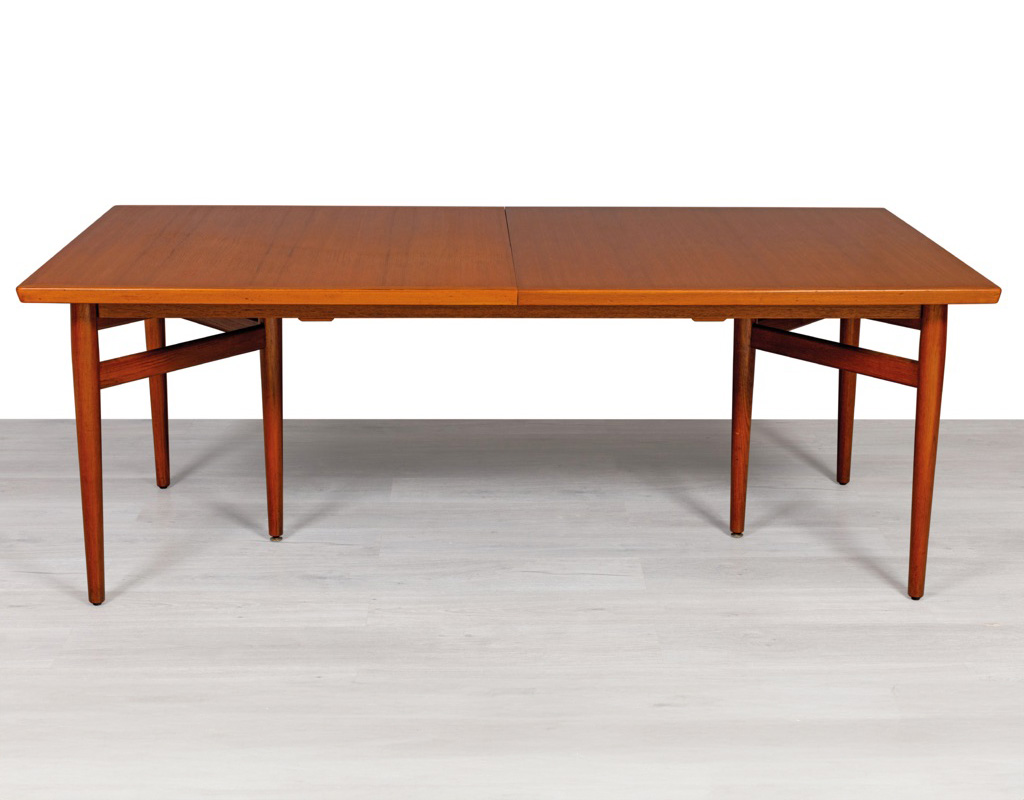 Arne Vodder Model 201 Extension Dining Table by Sibast Mobler Denmark 1960s 300cm