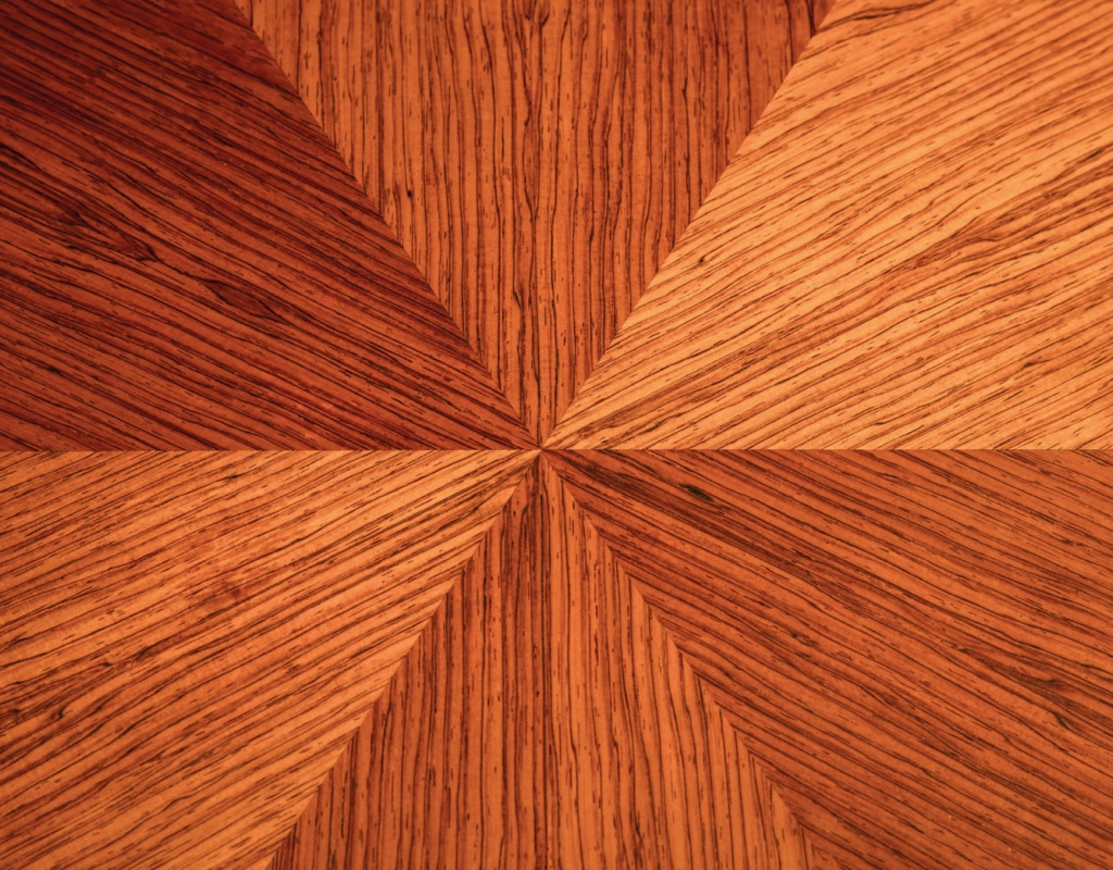 Mid century modern Henry W. Klein coffee table Brazilian rosewood Bramin Mobler round marquetry top Danish vintage 1960 Scandinavian original design detail veneer