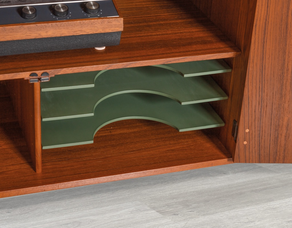 Mid century modern Kai Kristiansen Shelving System Danish vintage wall mounted unit 1960 bookshelf by FM Mobler Denmark Scandinavian record cabinet files