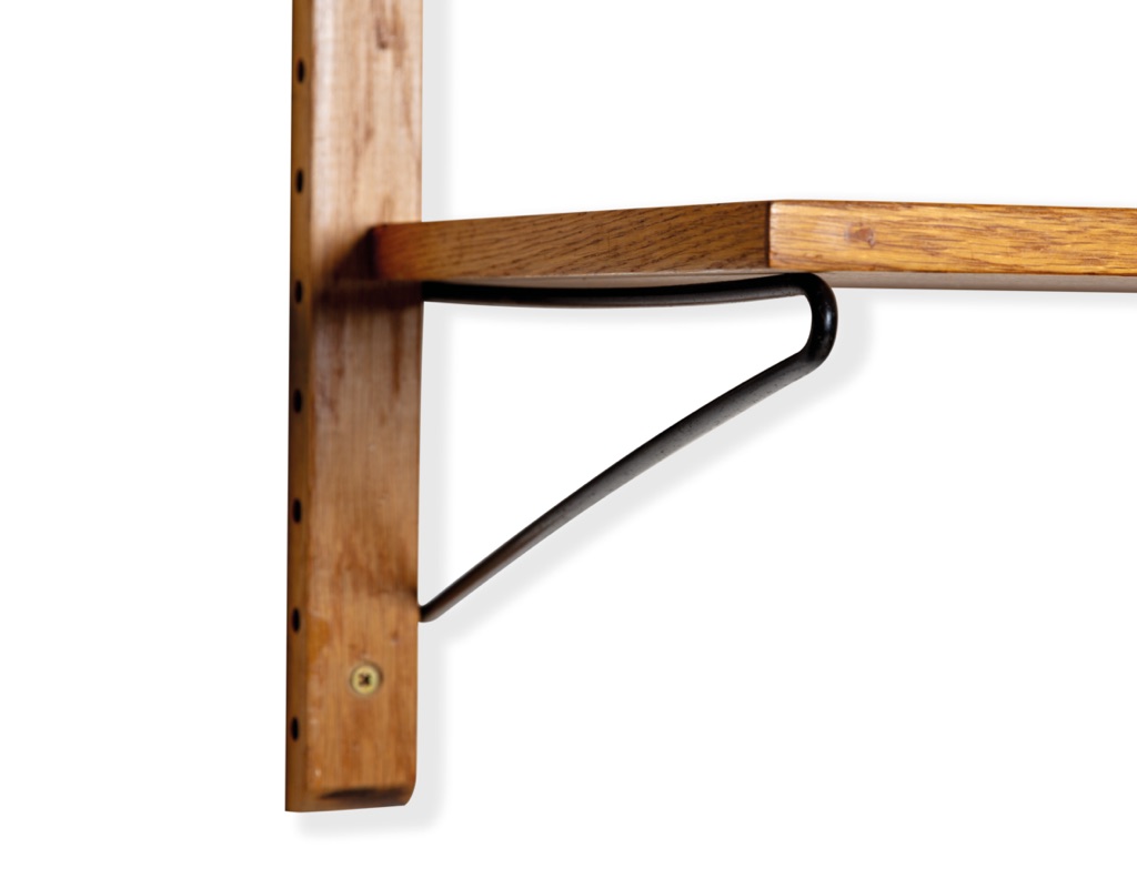 Mid century modern Danish Kurt Ostervig Poul Cadovius shelving system Brazilian Rosewood teak wall mounted FM Mobler 1960 Denmark Peter Sorensen bookshelf storage teak Kai Kristiansen modular floating shelves