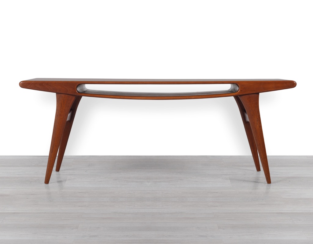 Smile Coffee Table Johannes Andersen CFC Silkeborg Oman Jun Gunni Danish Vintage 1960s Mid Century Modern Lounge room furniture Melbourne profile