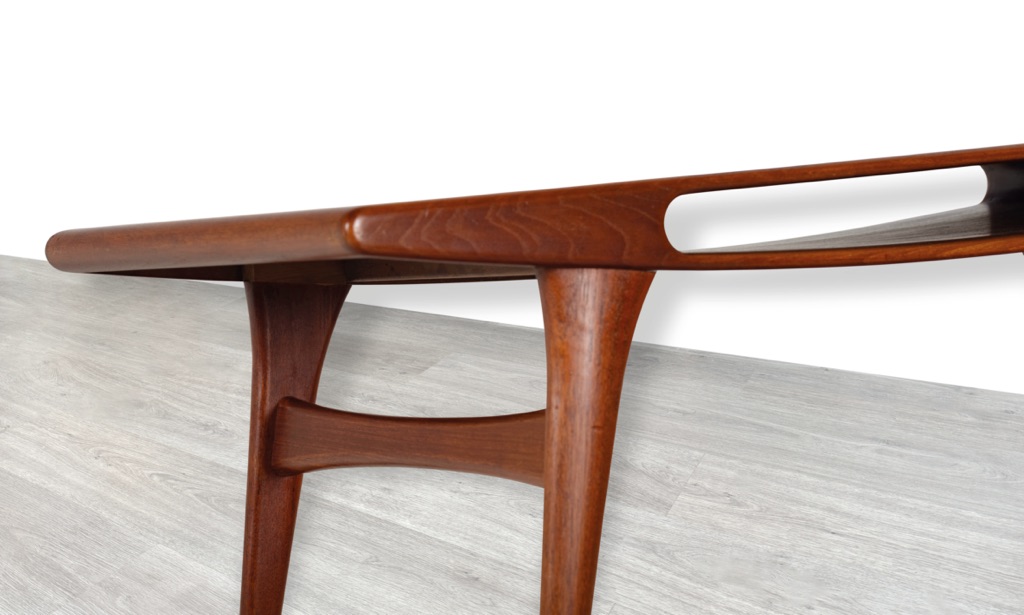 Smile Coffee Table Johannes Andersen CFC Silkeborg Oman Jun Gunni Danish Vintage 1960s Mid Century Modern Lounge room furniture Melbourne leg detail