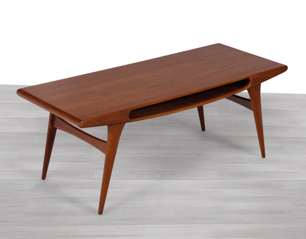 Smile Coffee Table Johannes Andersen CFC Silkeborg Oman Jun Gunni Danish Vintage 1960s Mid Century Modern Lounge room furniture Melbourne top view