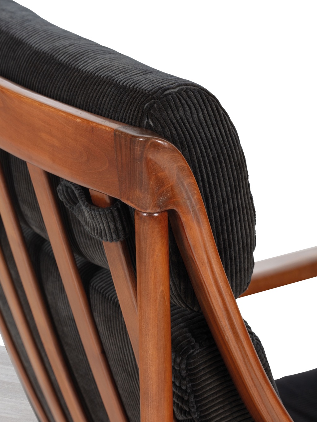 Antimott Armchair Wilhelm Knoll German 1950s Cherrywood Wilhelm Knoll Germany Mid Century Modern Seating Highback