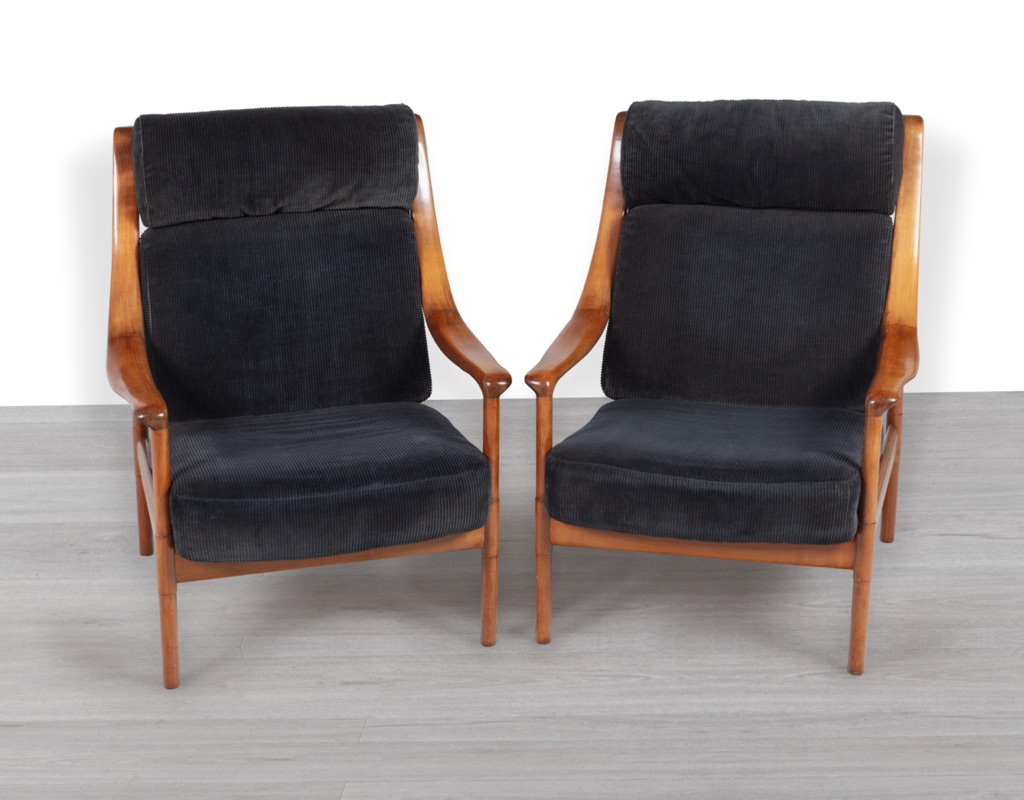 Antimott Armchair Wilhelm Knoll German 1950s Cherrywood Wilhelm Knoll Germany Mid Century Modern Seating Organic Frames