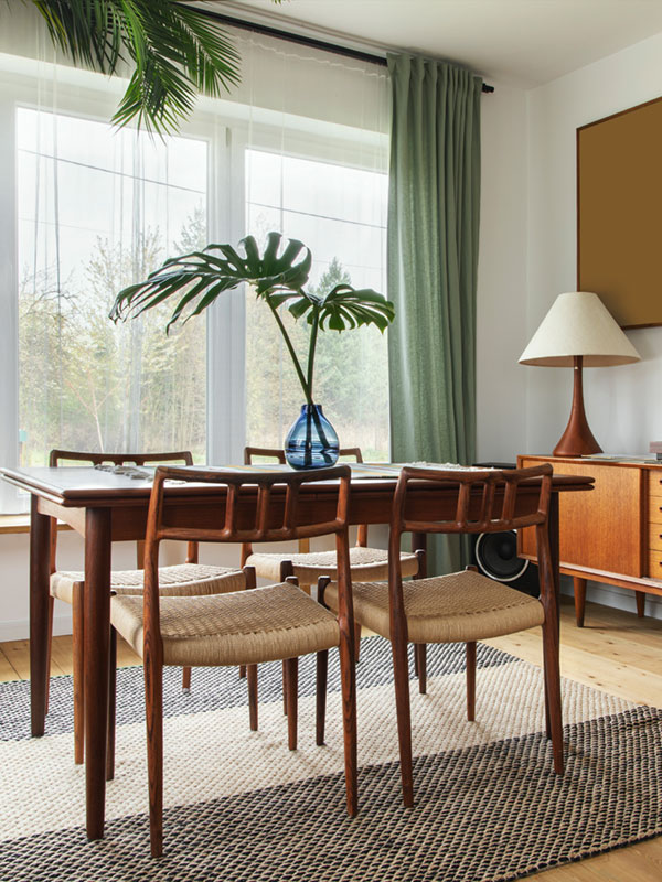 mid century dining-room furniture table chairs sideboard
