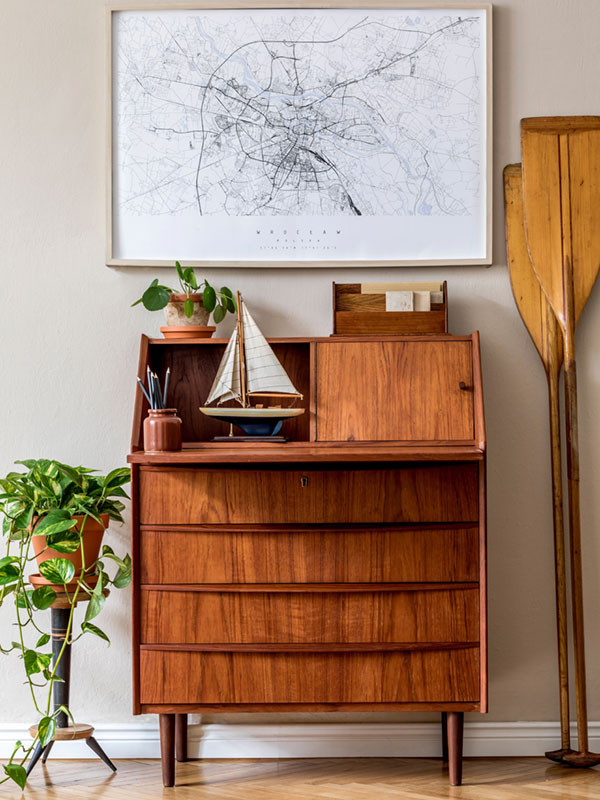 scandinavian mid century bedroom furniture storage